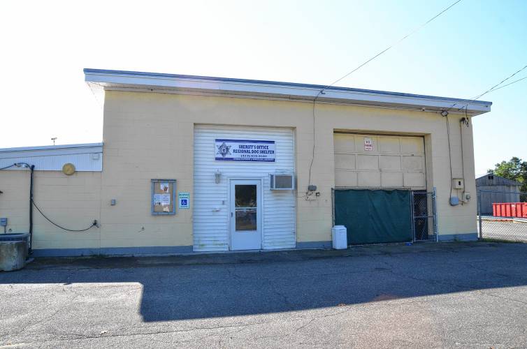 The Franklin County Sheriff’s Office Regional Dog Shelter at 10 Sandy Lane in Turners Falls used to be a Department of Public Works building.