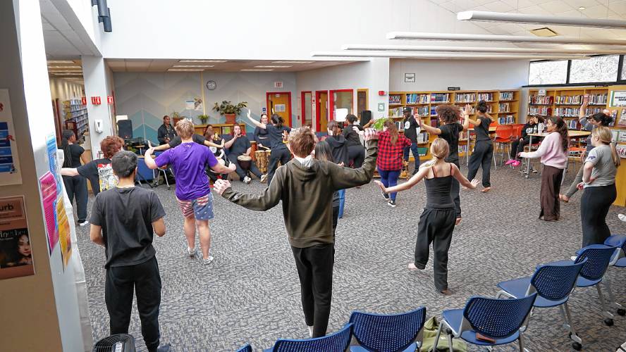 Frontier Regional School students got to participate in a variety of activities and workshops focused on cultures and traditions from around the world in the school’s inaugural Cultural Kaleidoscope event on April 25.