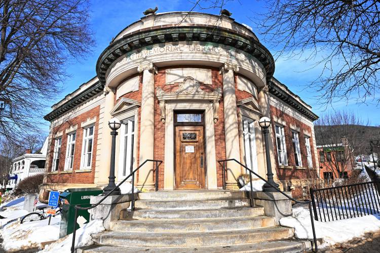 Arms Library at 60 Bridge St. in Shelburne Falls.